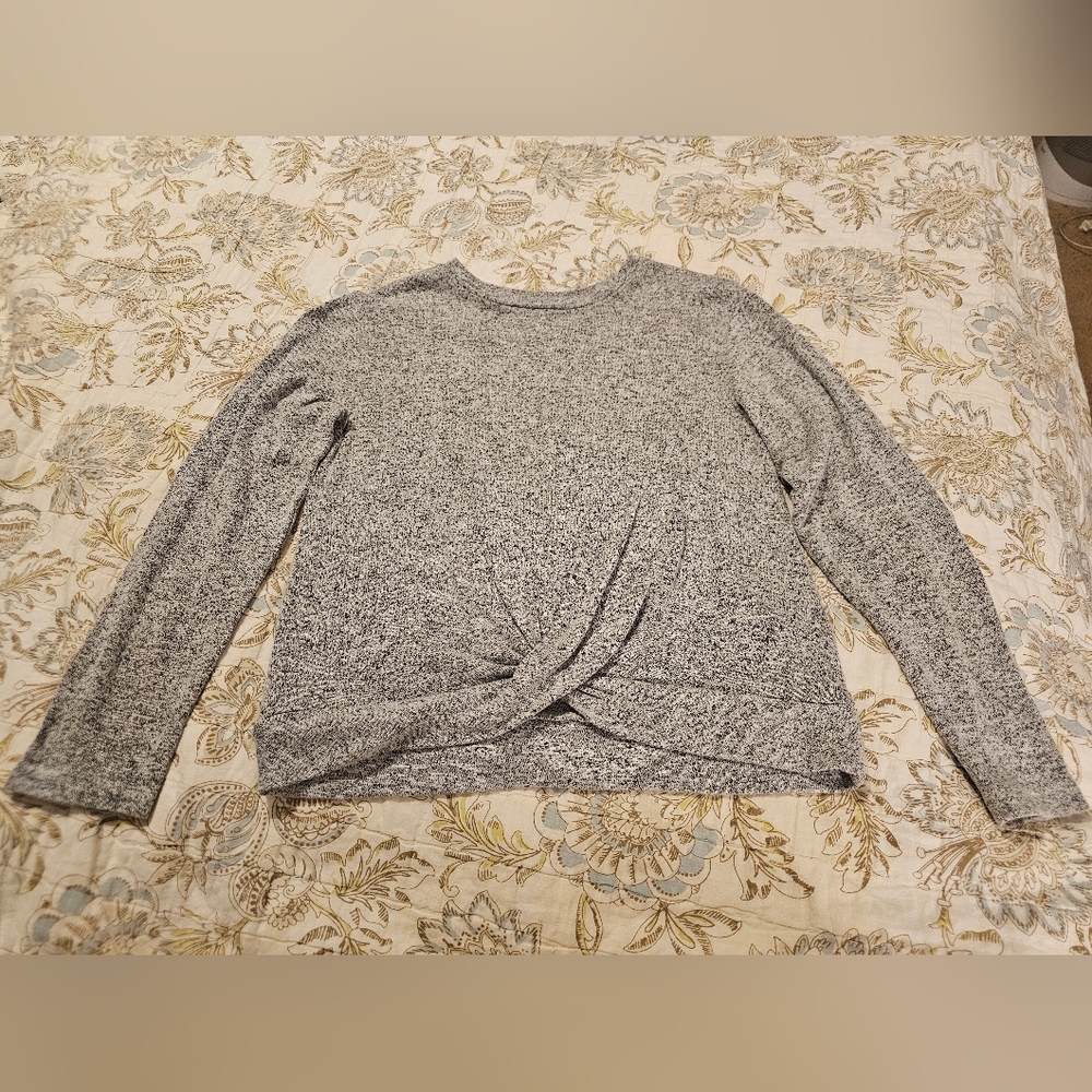 Gap Kids Size M Grey long sleeve sweater blouse